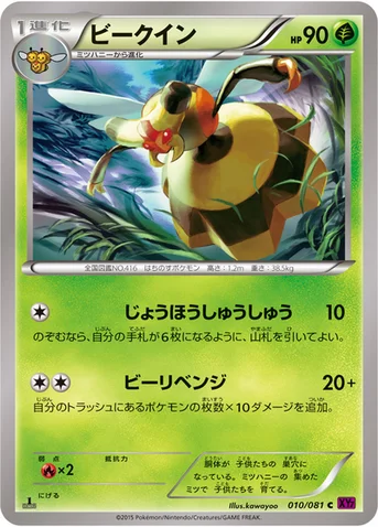 ビークイン — XY 拡張パック「バンデットリング」 010/081 C
