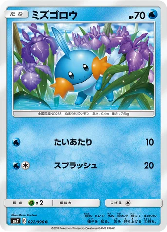 ミズゴロウ — 拡張パック「裂空のカリスマ」 022/096 C