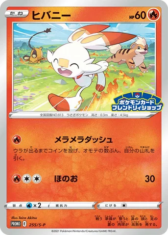 ヒバニー — S プロモカード 255 등급 표기 없음