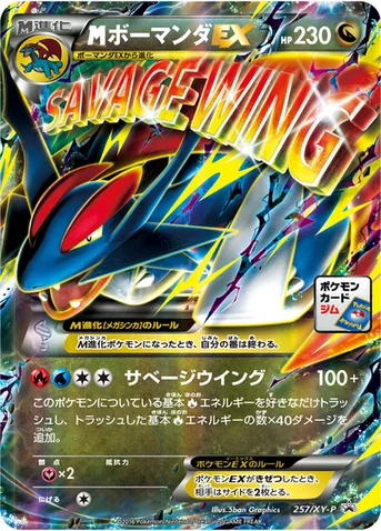 メガボーマンダEX — XY プロモカード 257 등급 표기 없음