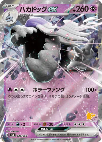 ハカドッグex — バトルアカデミー 028/066 등급 표기 없음