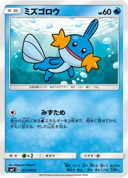 일본판 — ミズゴロウ — 拡張パック「裂空のカリスマ」 021/096 C