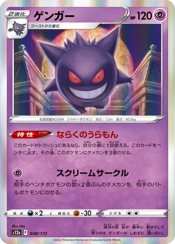 ゲンガー — ハイクラスパック 「VSTARユニバース」 048/172 등급 표기 없음