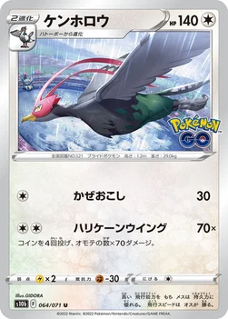 ケンホロウ — 強化拡張パック「Pokémon GO」 064/071 U