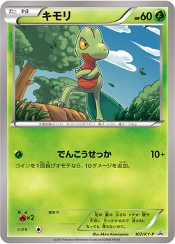 일본판 — キモリ — XY プロモカード 107 —