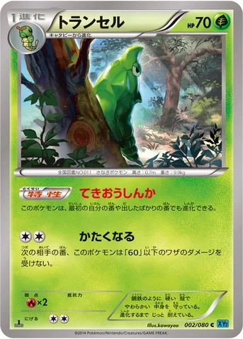 トランセル — XY 拡張パック「ワイルドブレイズ」 002/080 C