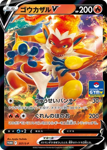 ゴウカザルV — S プロモカード 257 등급 표기 없음