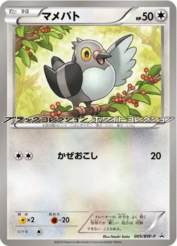マメパト — BW プロモカード 005 —