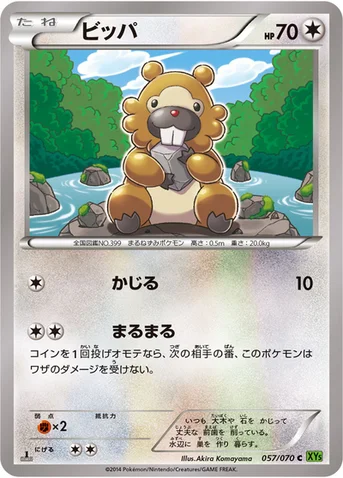 ビッパ — XY 拡張パック「タイダルストーム」 057/070 C