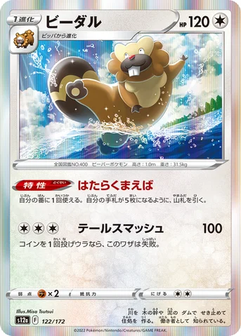 ビーダル — ハイクラスパック 「VSTARユニバース」 122/172 등급 표기 없음