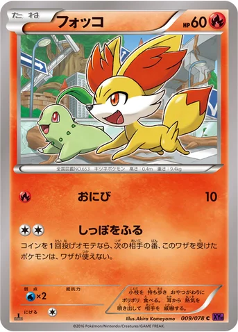 フォッコ — XY BREAK 拡張パック「めざめる超王」 009/078 C