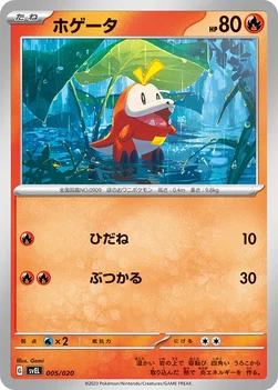 ホゲータ — スターターセット テラスタル ラウドボーンex 005/020 —