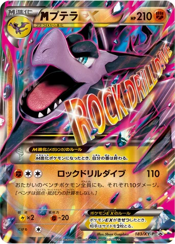 メガプテラEX — XY プロモカード 183 등급 표기 없음