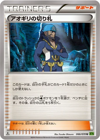 アオギリの切り札 — XY 拡張パック「タイダルストーム」 066/070 U
