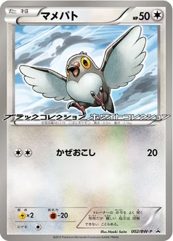 マメパト — BW プロモカード 002 —