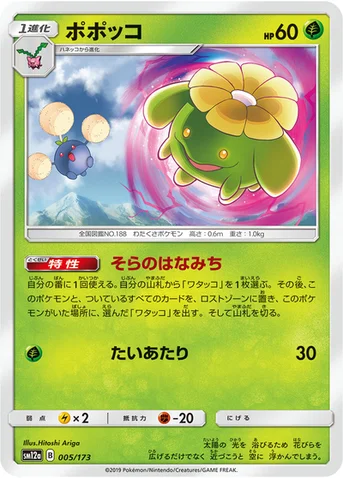 ポポッコ — ハイクラスパック「TAG TEAM GX タッグオールスターズ」 005/173 등급 표기 없음