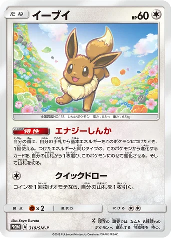 イーブイ — SM プロモカード 310 등급 표기 없음