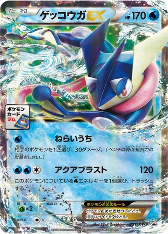 ゲッコウガEX — XY プロモカード 021 등급 표기 없음