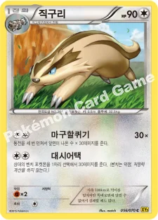직구리 — XY 확장팩 제5탄 「가이아 볼케이노」 056/070 C