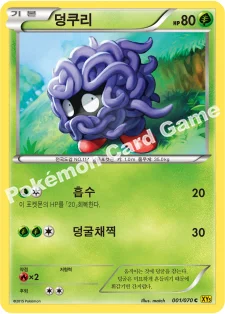 한국판 — 덩쿠리 — XY 확장팩 제5탄 「가이아 볼케이노」 001/070 C