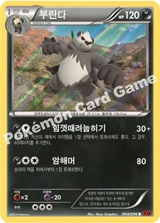 한국판 — 부란다 — XY 확장팩 제3탄 「라이징피스트」 064/096 R