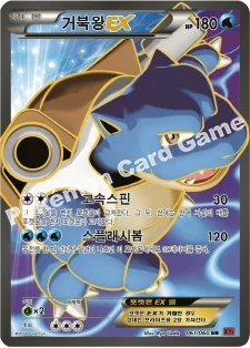 거북왕 EX — XY 확장팩 제1탄 「Y컬렉션」 061/060 SR