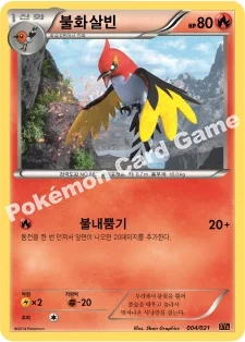 불화살빈 — XY 메가 배틀 60장덱 「M리자몽 EX」 004/021 U