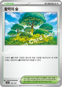 한국판 — 활력의 숲 — MEGA 하이클래스팩 「MEGA 드림 ex」 190/193 —
