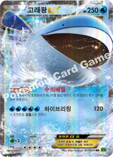고래왕 EX — XY 확장팩 제5탄 「타이달스톰」 017/070 RR