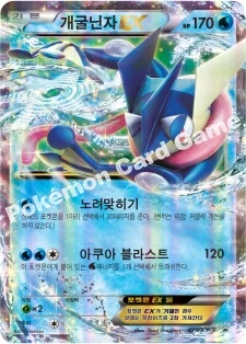 개굴닌자 EX — XY 프로모 카드 019 등급 표기 없음