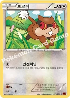 보르쥐 — XY 확장팩 제3탄 「라이징피스트」 079/096 C