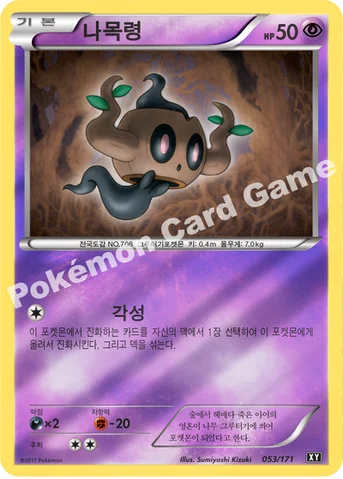 나목령 — 하이클래스팩 「THE BEST OF XY」 053/171 등급 표기 없음