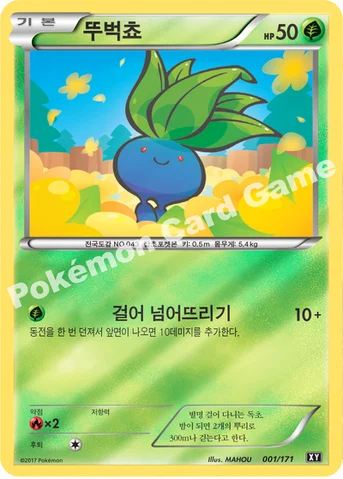뚜벅쵸 — 하이클래스팩 「THE BEST OF XY」 001/171 등급 표기 없음
