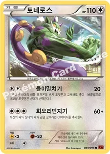 토네로스 — XY 확장팩 제3탄 「라이징피스트」 081/096 U