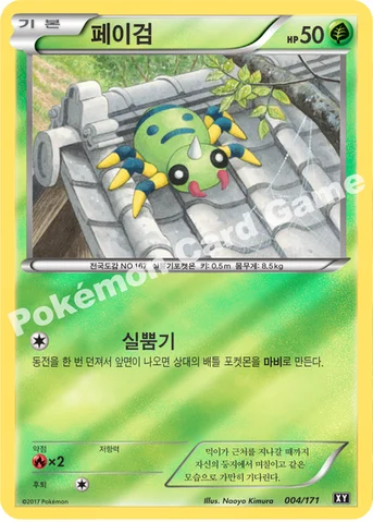 페이검 — 하이클래스팩 「THE BEST OF XY」 004/171 등급 표기 없음