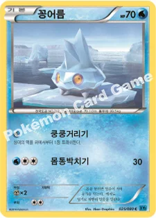 꽁어름 — XY 확장팩 제2탄 「와일드 블레이즈」 025/080 C