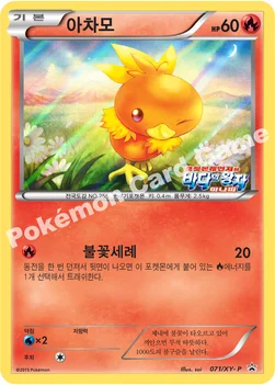 한국판 — 아차모 — XY 프로모 카드 071 —